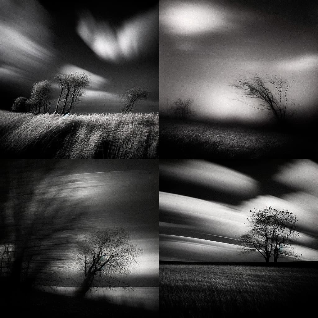 Chris Friel style, Midjourney Niji 5, render 1 of 4