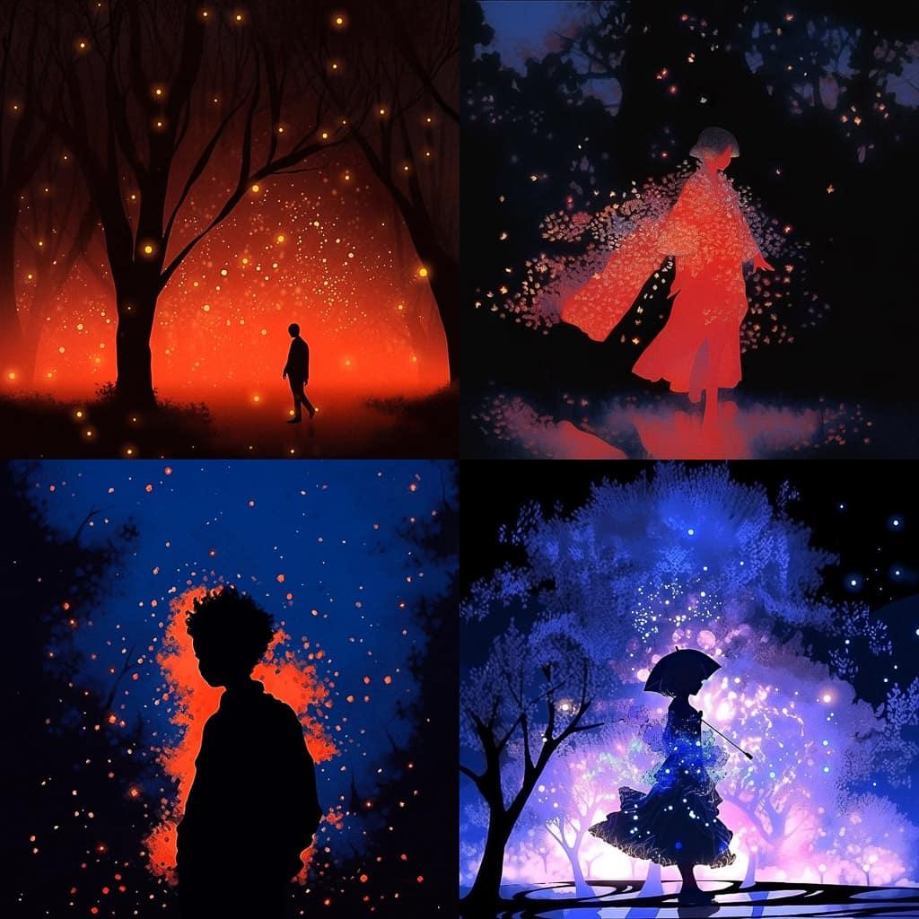 Christopher Bucklow style, Midjourney Niji 5, render 1 of 4