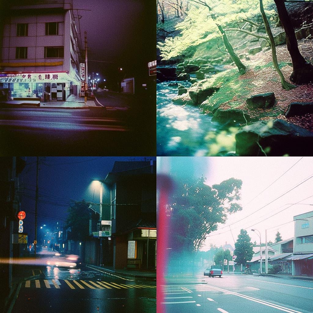 CineStill 50 style, Midjourney Niji 4, render 1 of 4