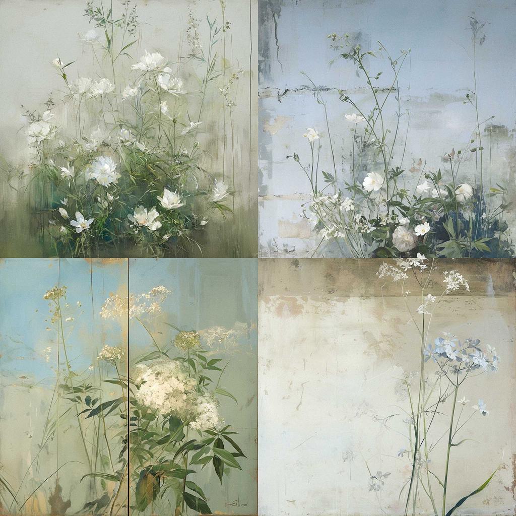 Claire Basler style, Midjourney Niji 6, render 1 of 4