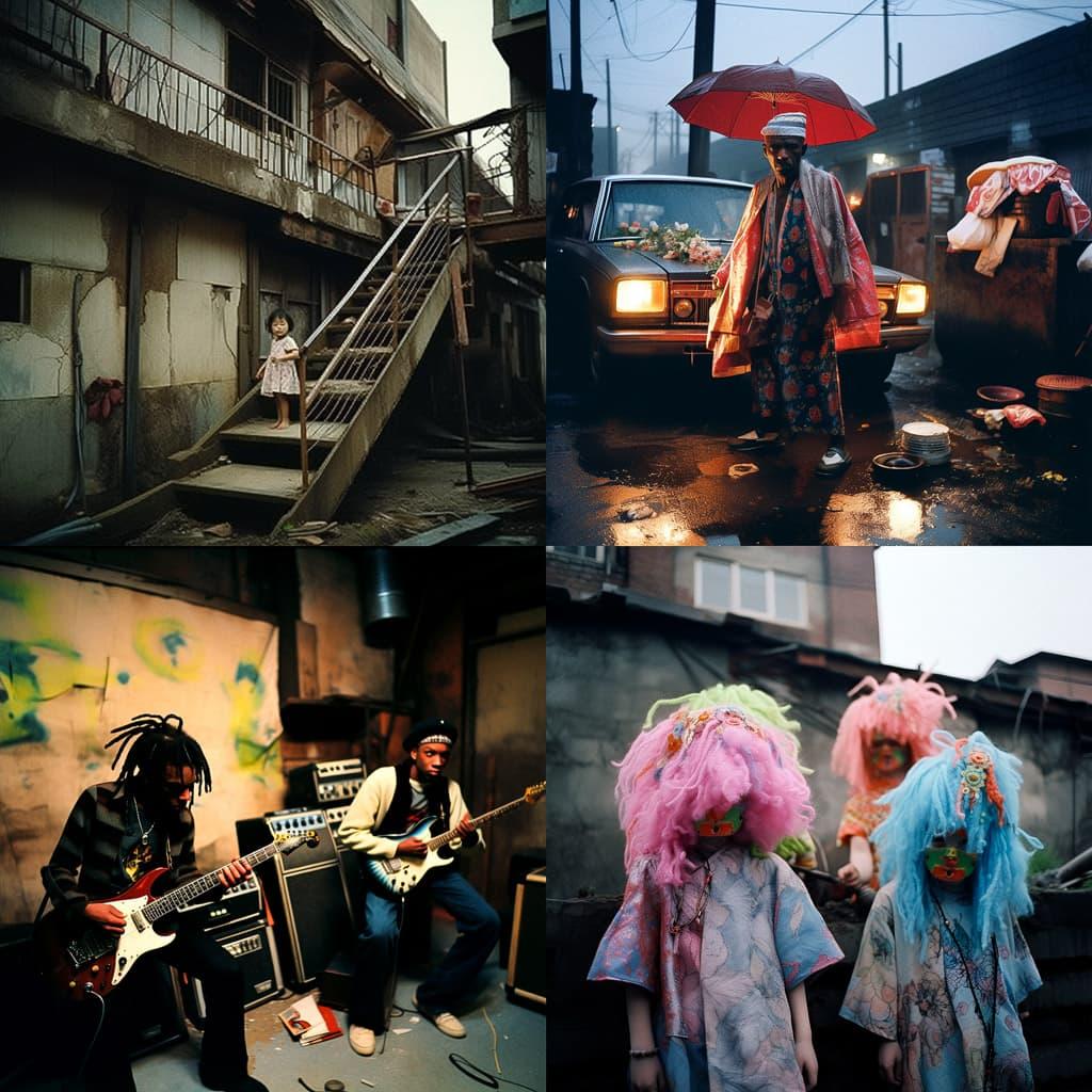 Danny Clinch style, Midjourney Niji 5, render 1 of 4