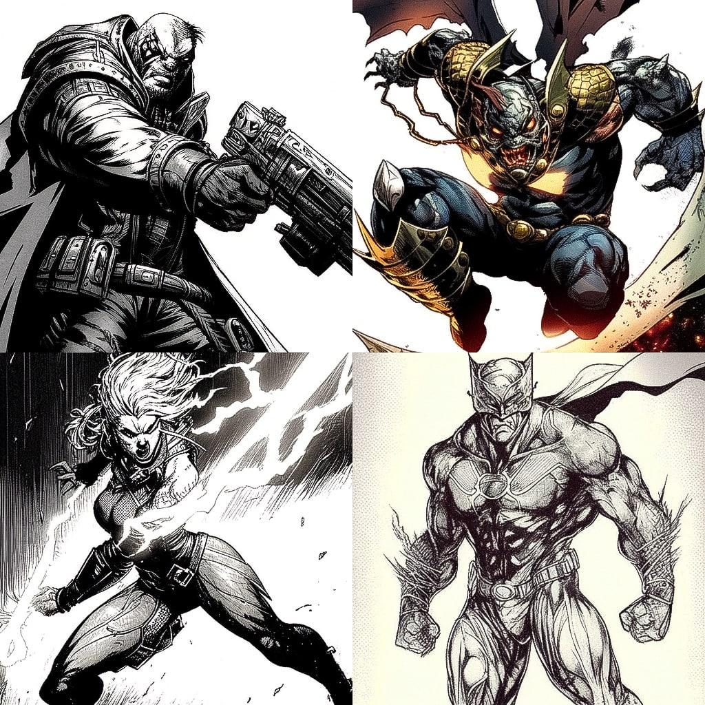 David Finch style, Midjourney Niji 4, render 1 of 4