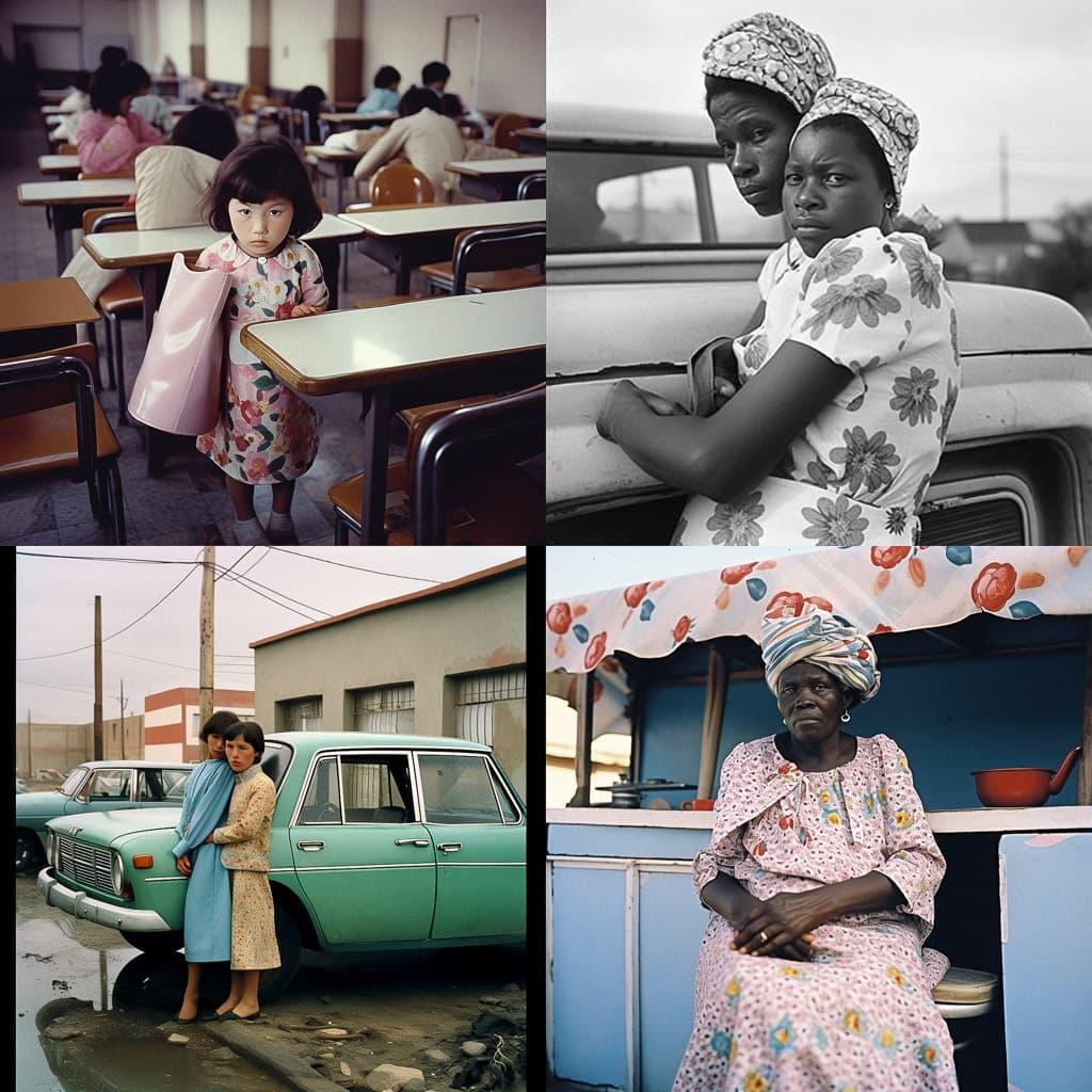 David Goldblatt style, Midjourney Niji 5, render 1 of 4
