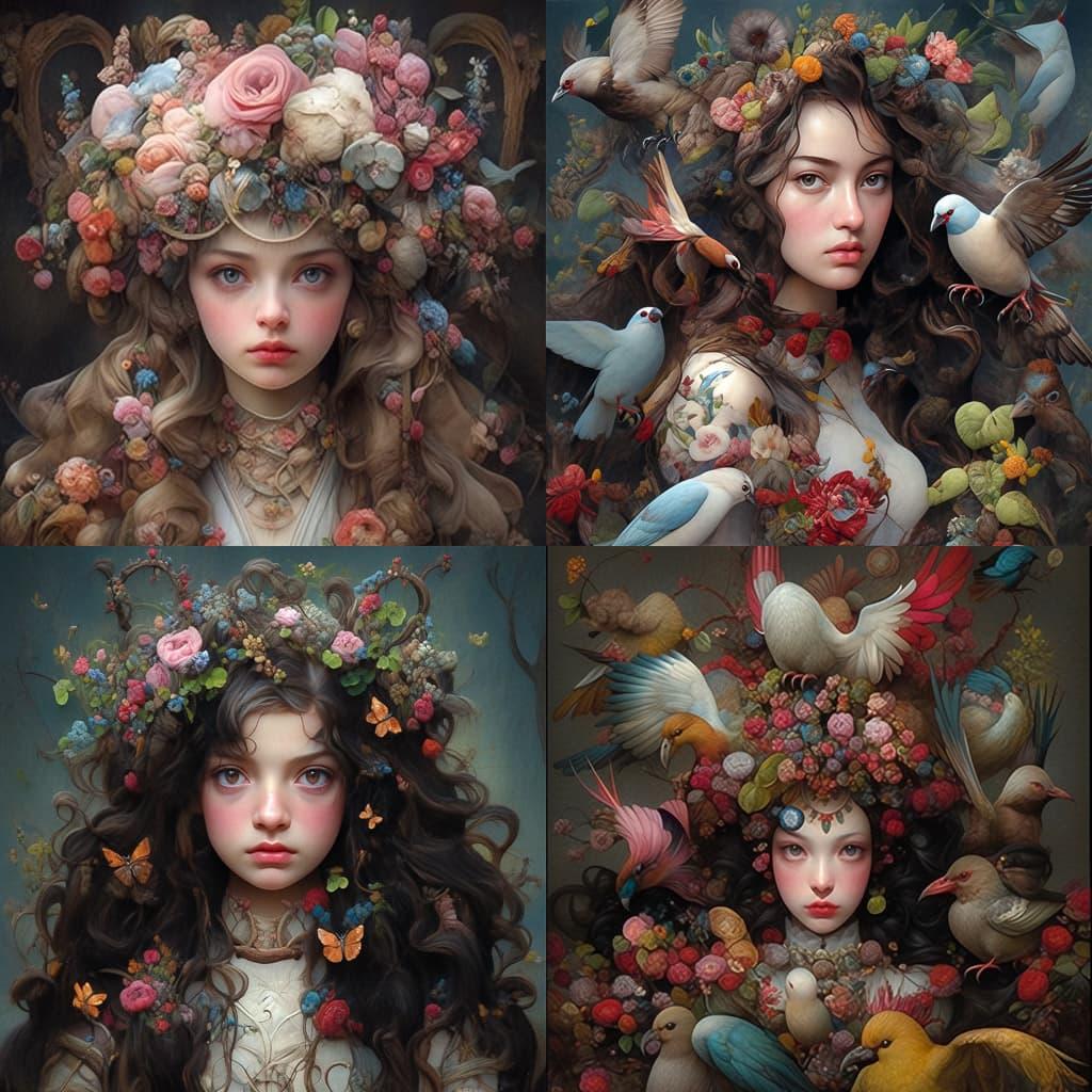 David Michael Bowers style, Midjourney Niji 5, render 1 of 4