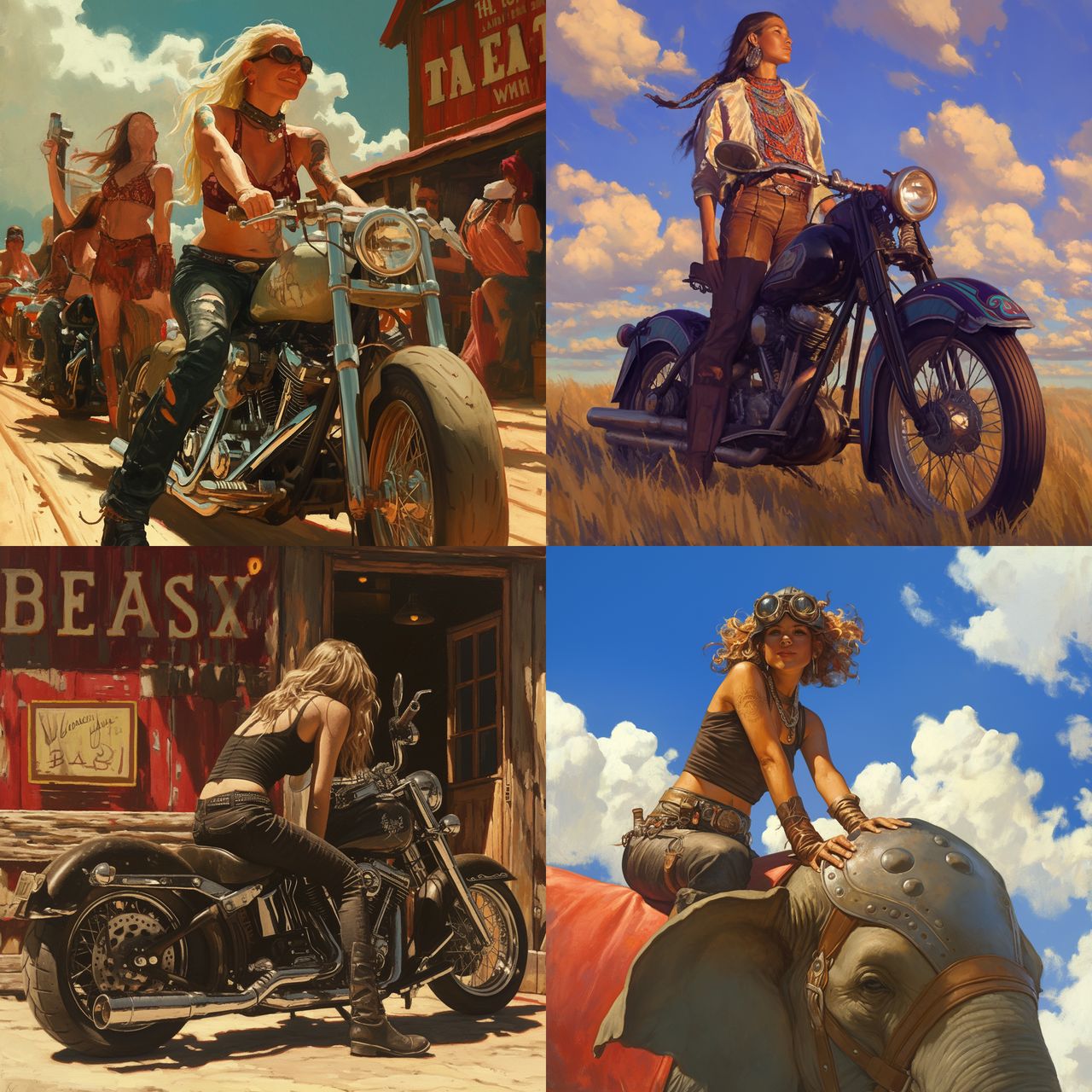 David Uhl style, Midjourney Niji 6, render 1 of 4