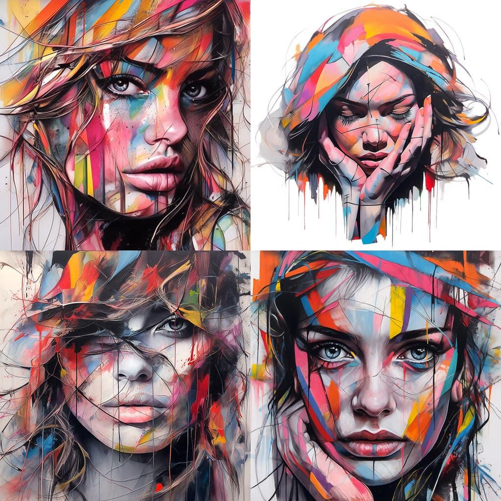 David Walker style, Midjourney Niji 5, render 1 of 4