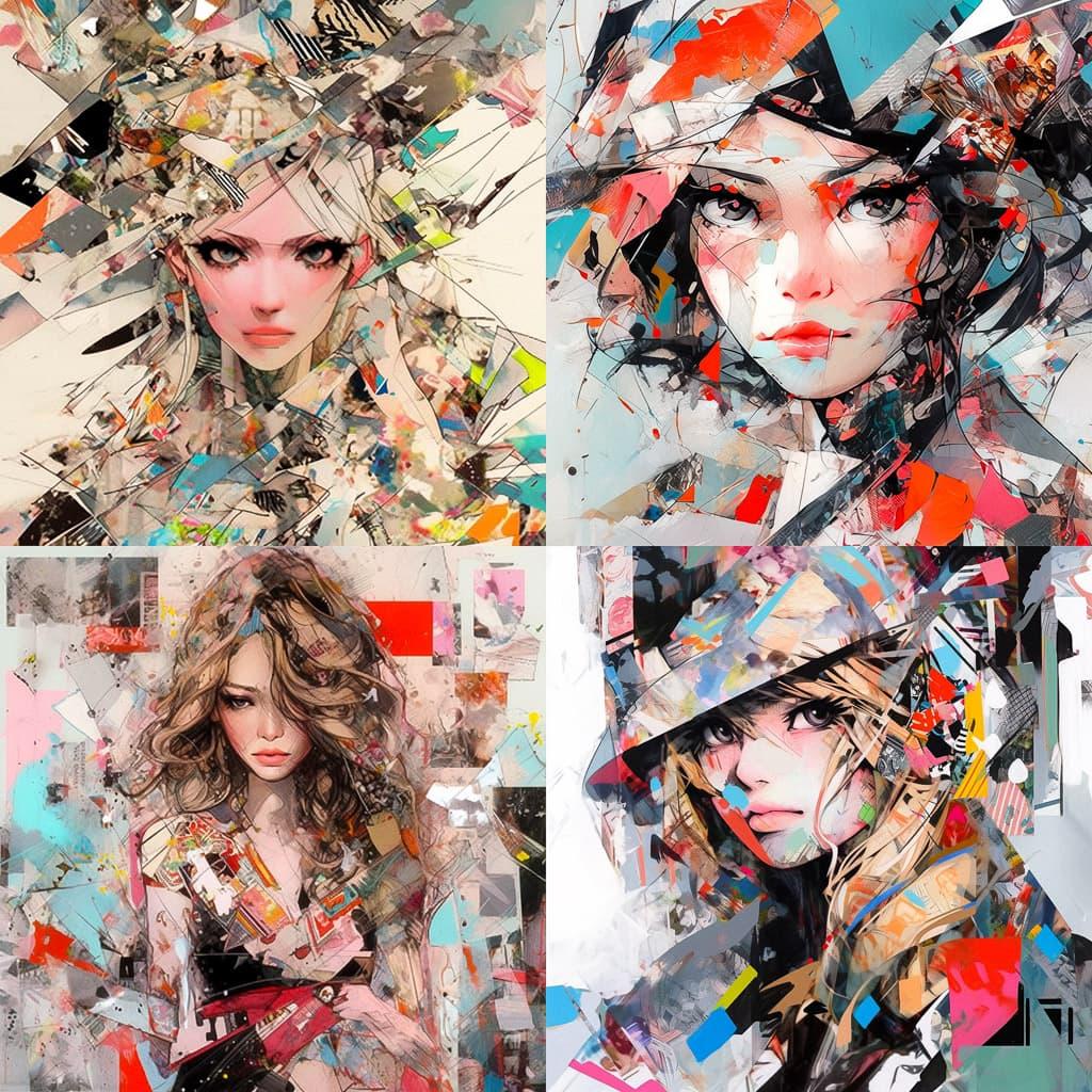 Derek Gores style, Midjourney Niji 5, render 1 of 4