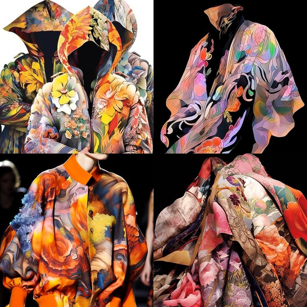 Dries van Noten style, Midjourney Niji 5, render 1 of 4