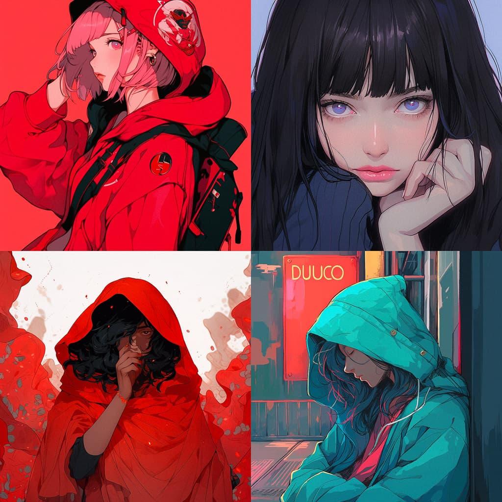 Duccio style, Midjourney Niji 5, render 1 of 4