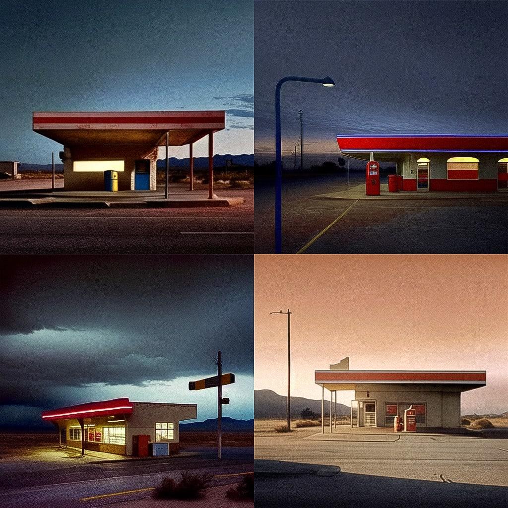 Ed Freeman style, Midjourney Niji 4, render 1 of 4