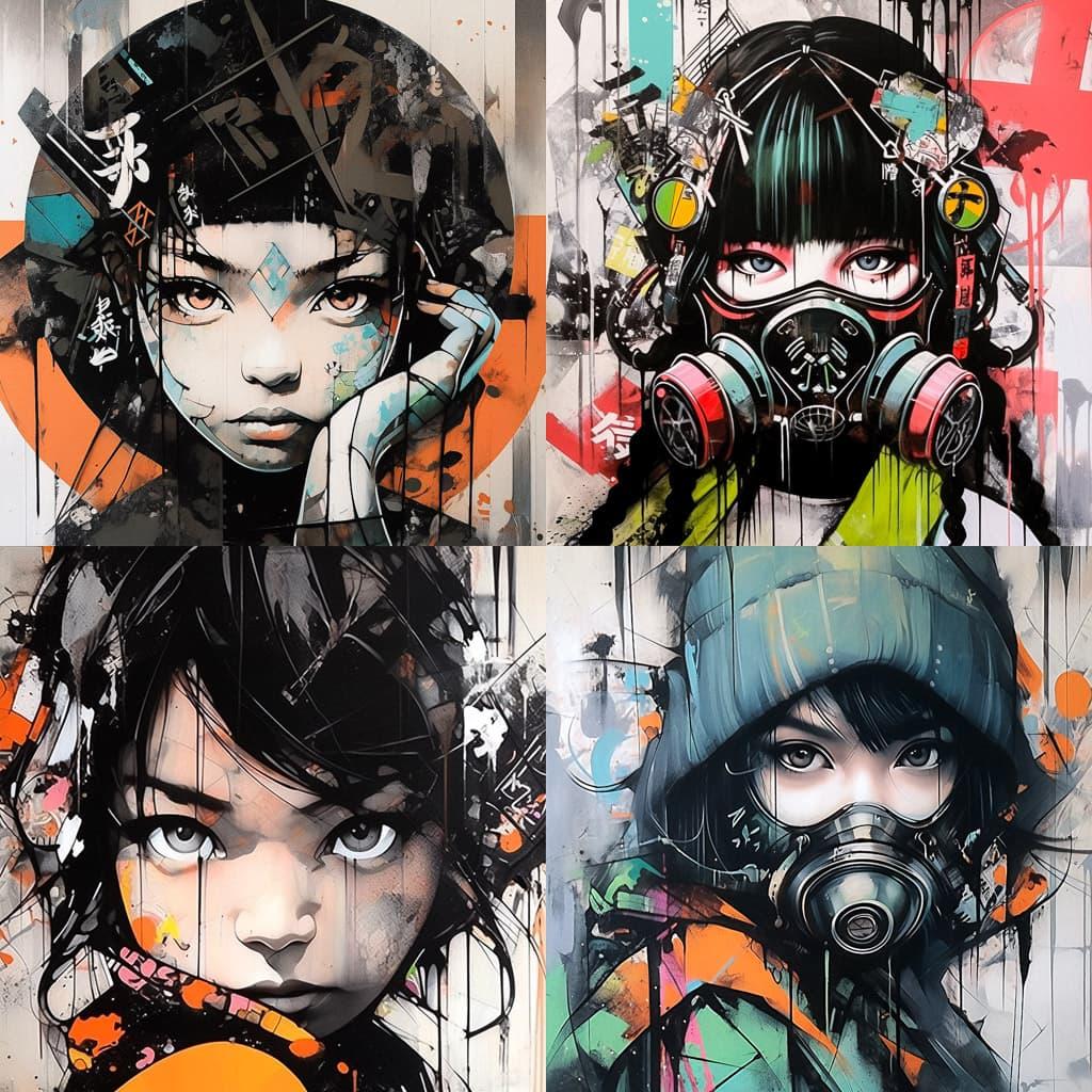 Eddie Colla style, Midjourney Niji 5, render 1 of 4