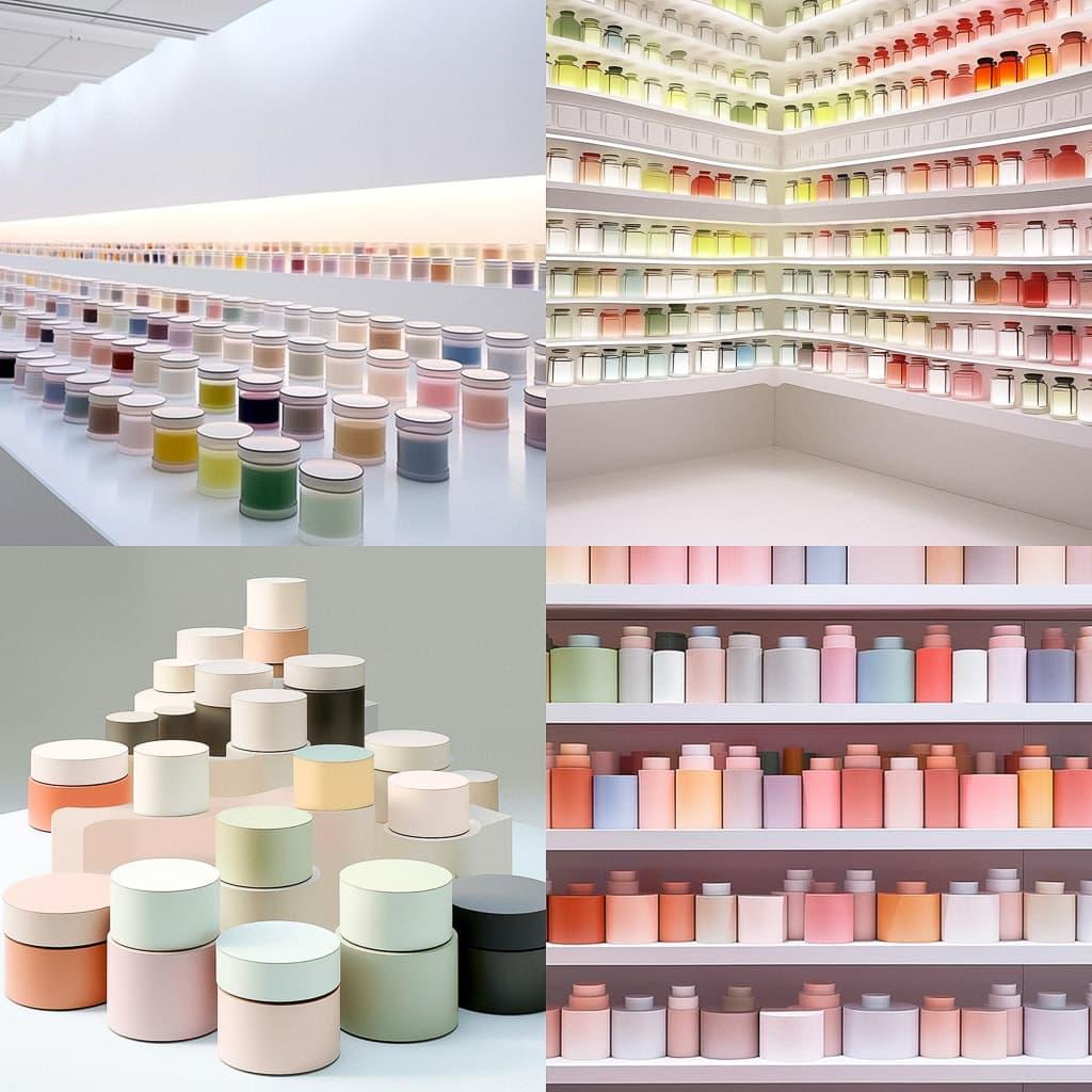 Edmund de Waal style, Midjourney Niji 5, render 1 of 4