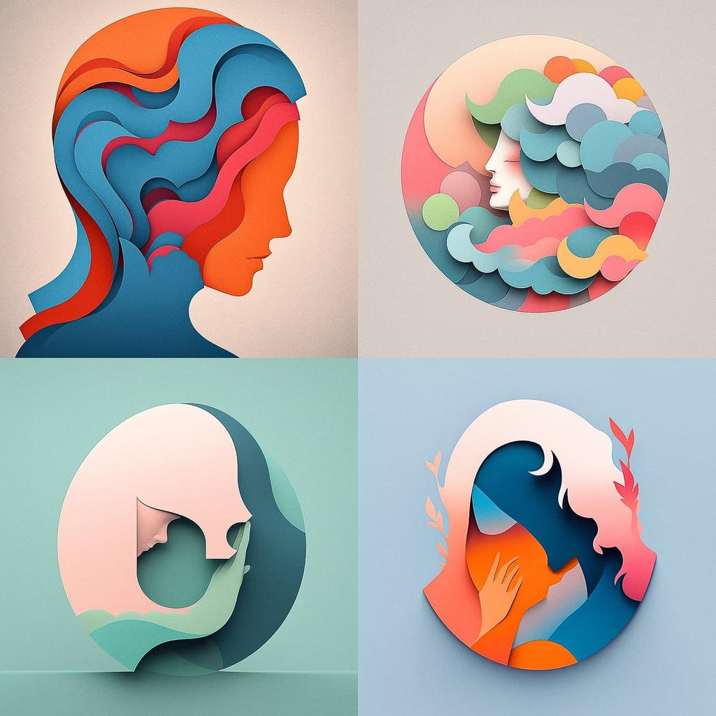 Eiko Ojala style, Midjourney Niji 5, render 1 of 4