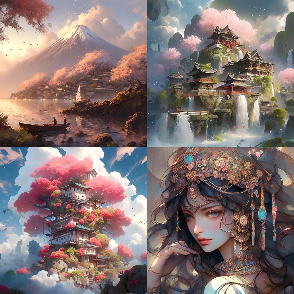 Elia Locardi style, Midjourney Niji 5, render 1 of 4