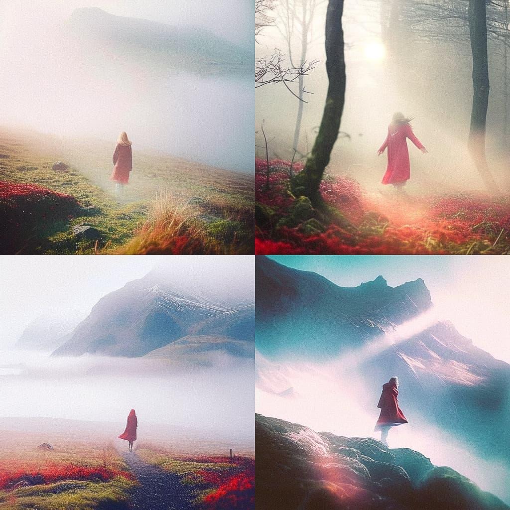 Elizabeth Gadd style, Midjourney Niji 5, render 1 of 4