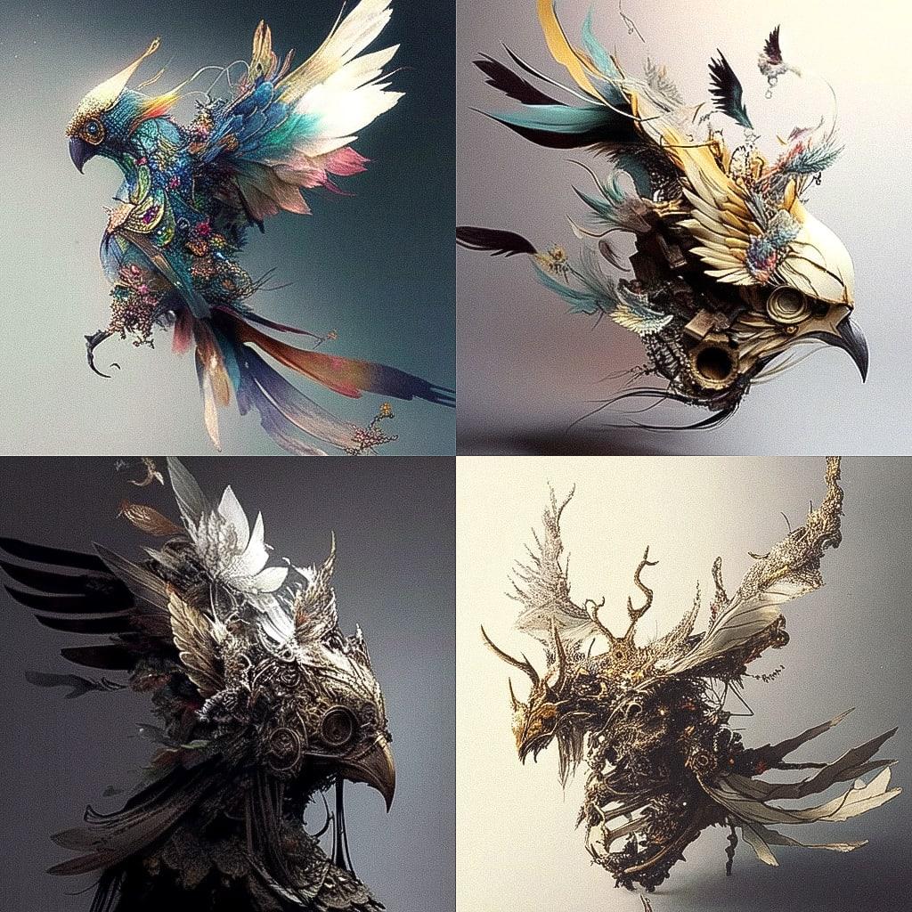 Ellen Jewett style, Midjourney Niji 4, render 1 of 4