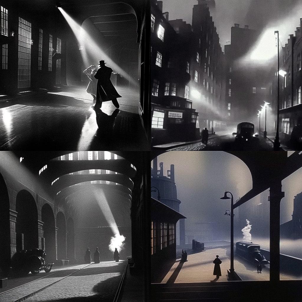 Emeric Pressburger style, Midjourney Niji 4, render 1 of 4