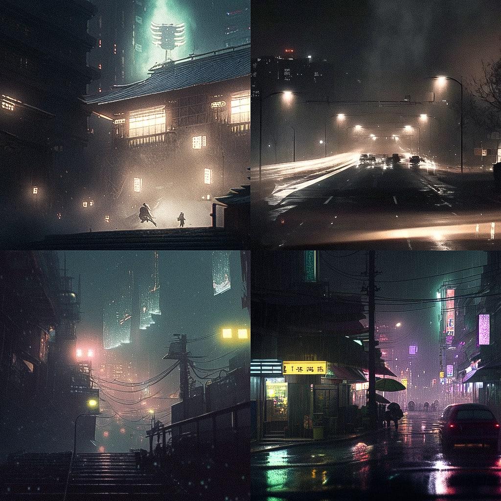 Emmanuel Lubezki style, Midjourney Niji 4, render 1 of 4