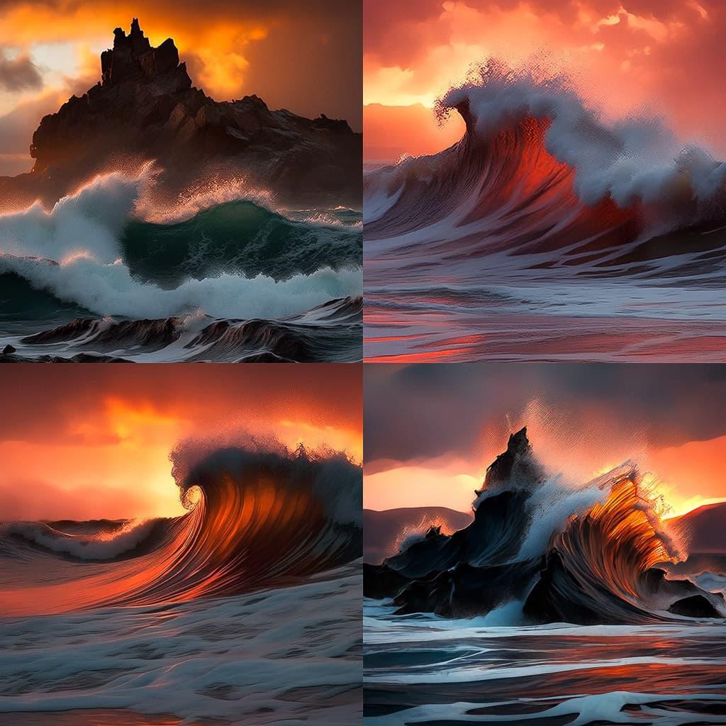 Erez Marom style, Midjourney Niji 5, render 1 of 4