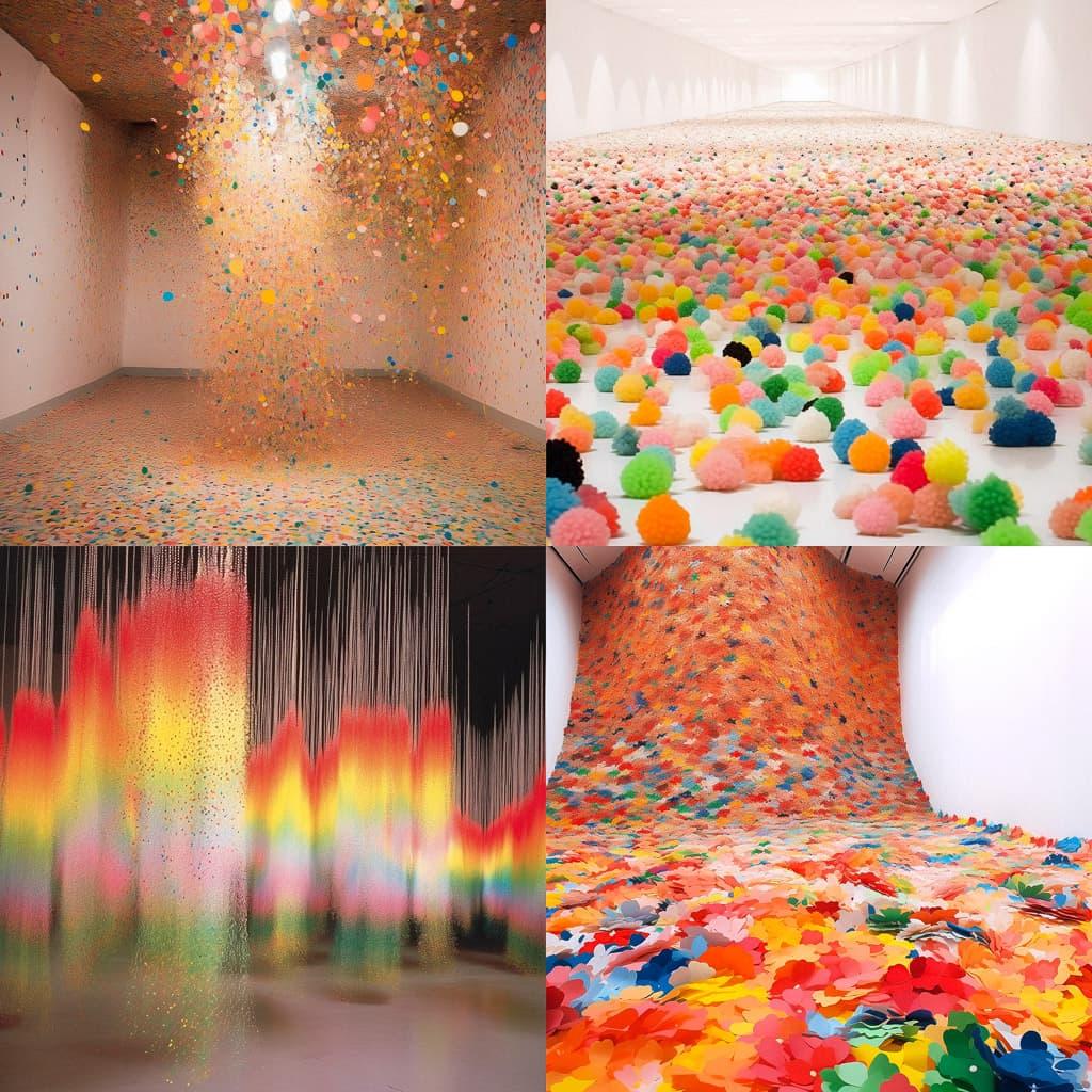 Felix Gonzalez-Torres style, Midjourney Niji 5, render 1 of 4