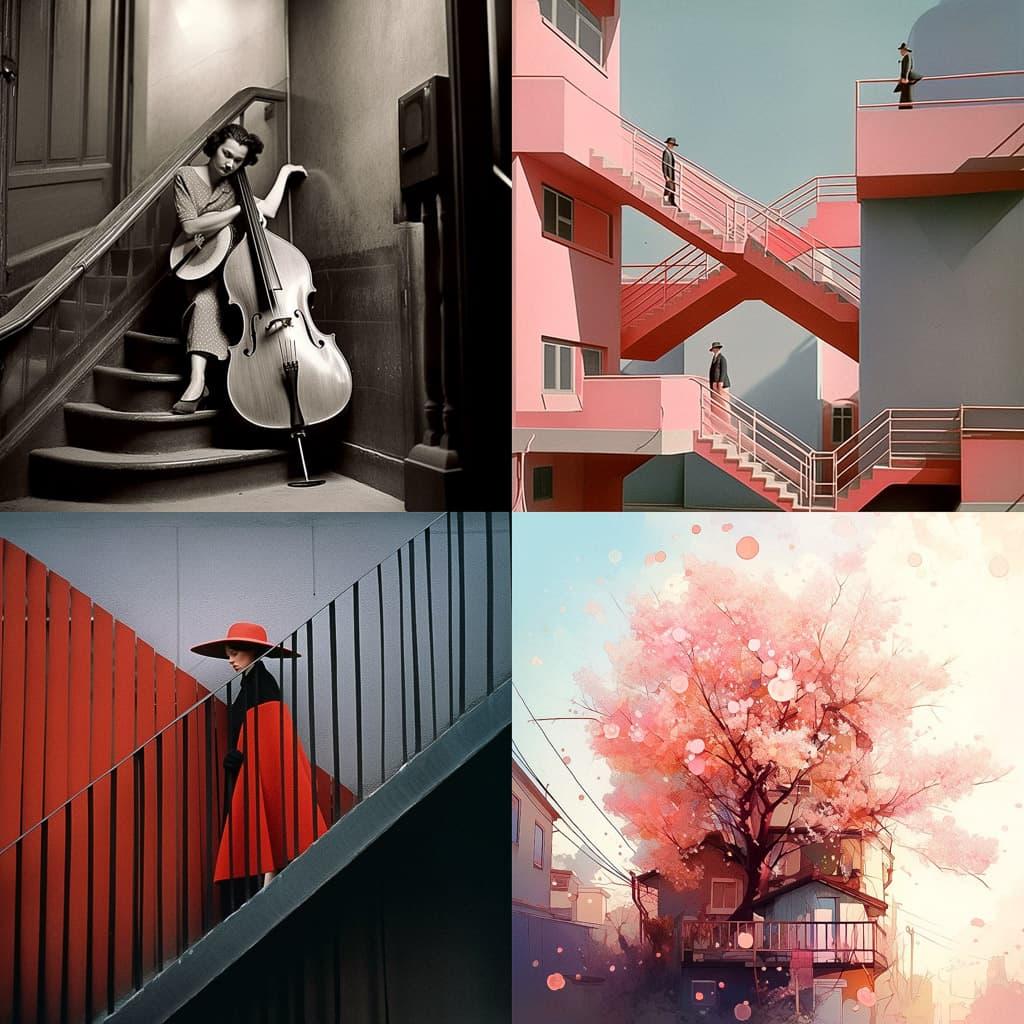 Fred Stein style, Midjourney Niji 5, render 1 of 4