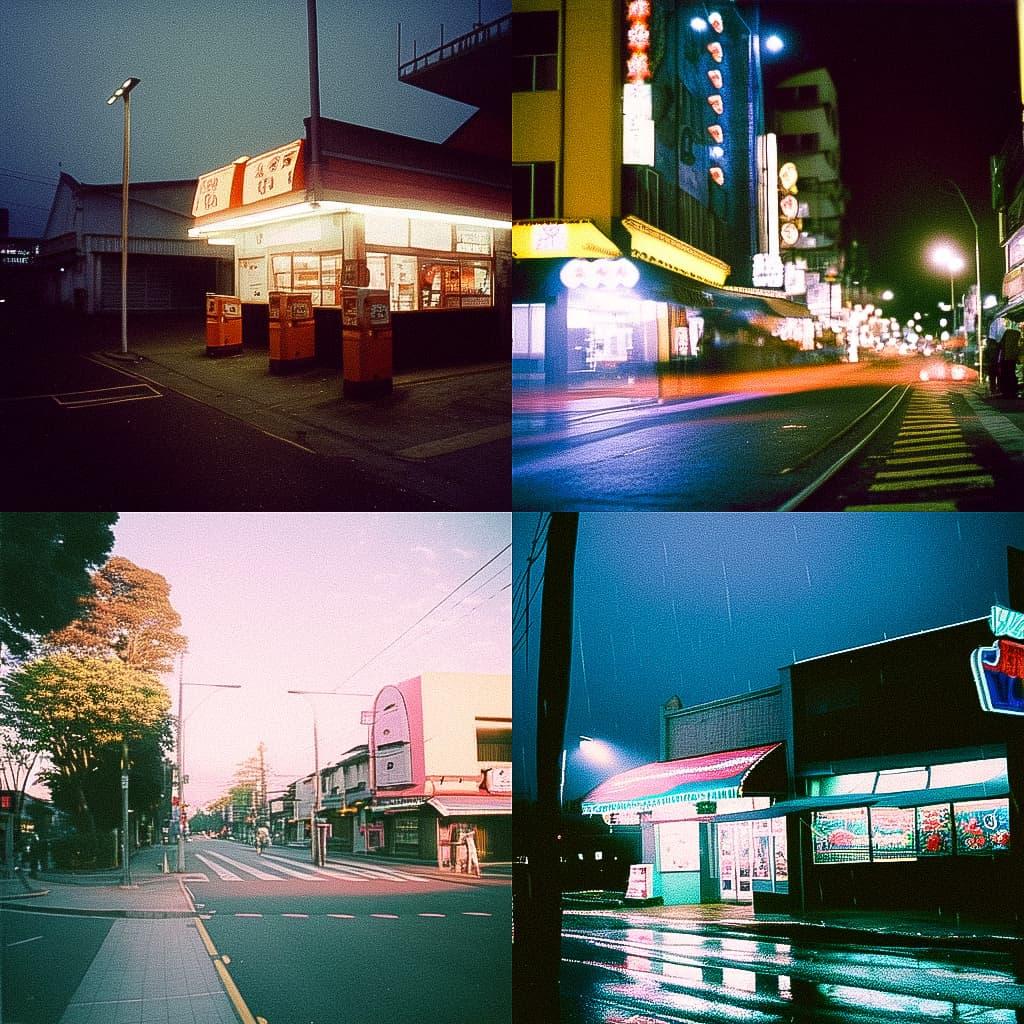 Fujicolor Superia X-TRA 400 style, Midjourney Niji 4, render 1 of 4
