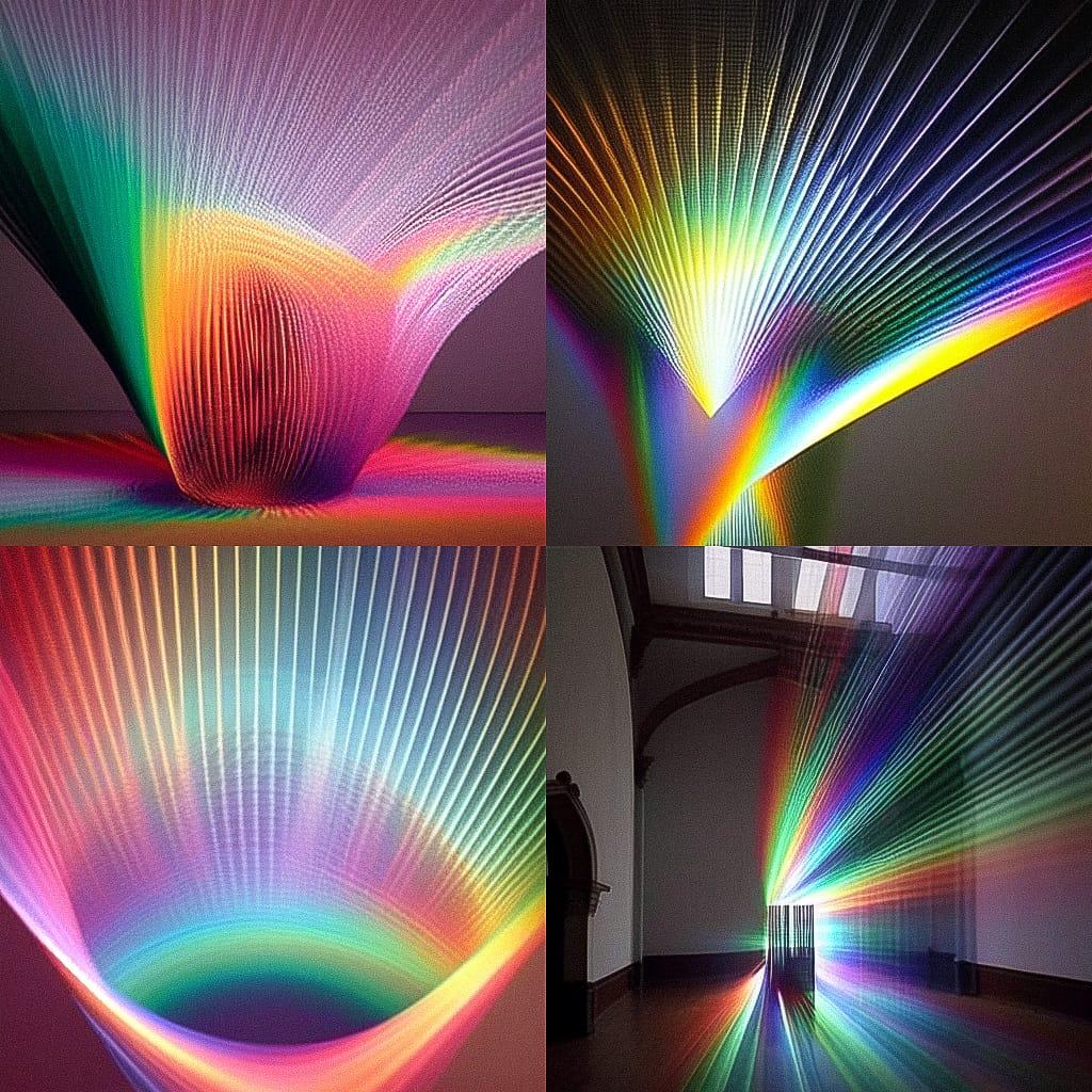 Gabriel Dawe style, Midjourney Niji 4, render 1 of 4