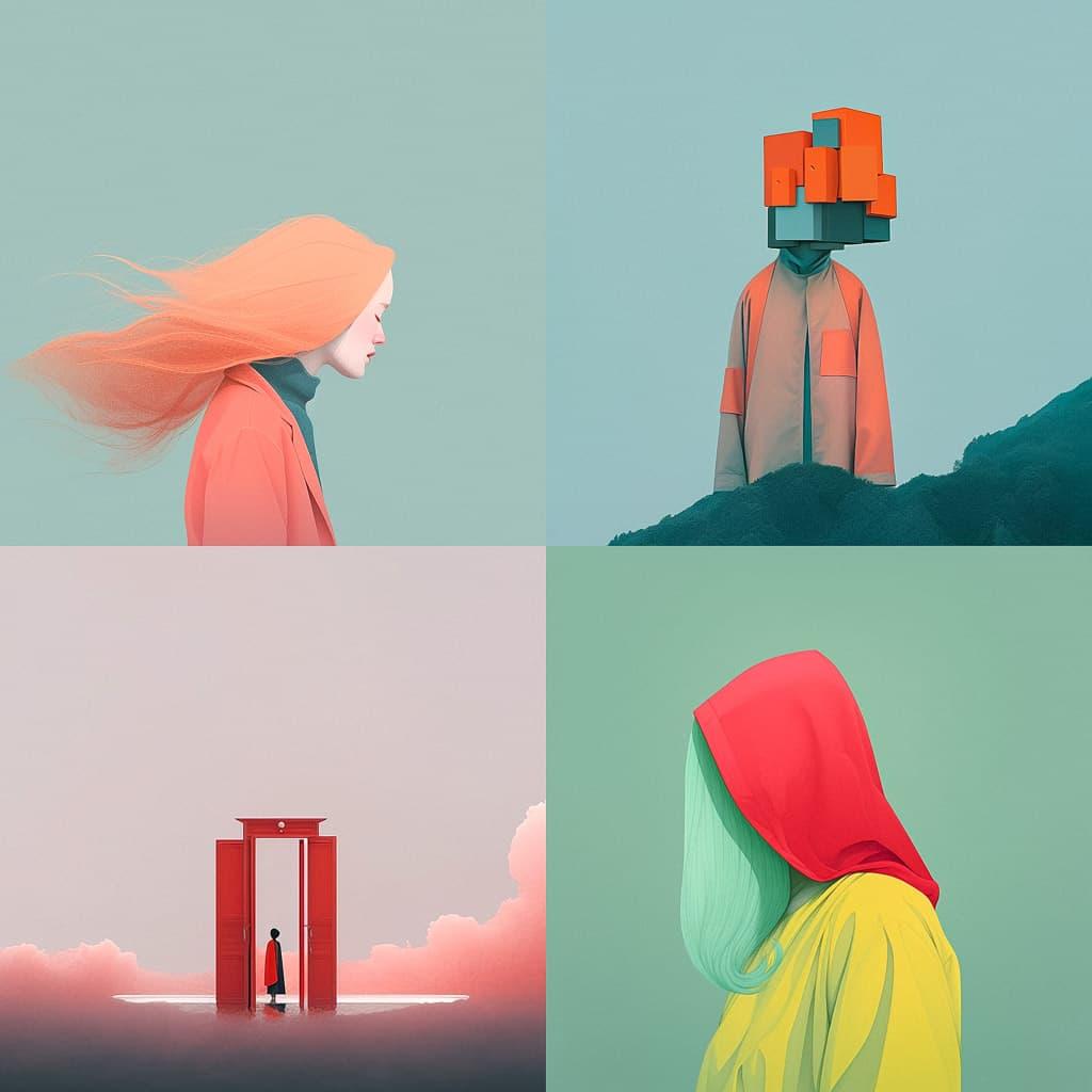 Gabriel Isak style, Midjourney Niji 5, render 1 of 4