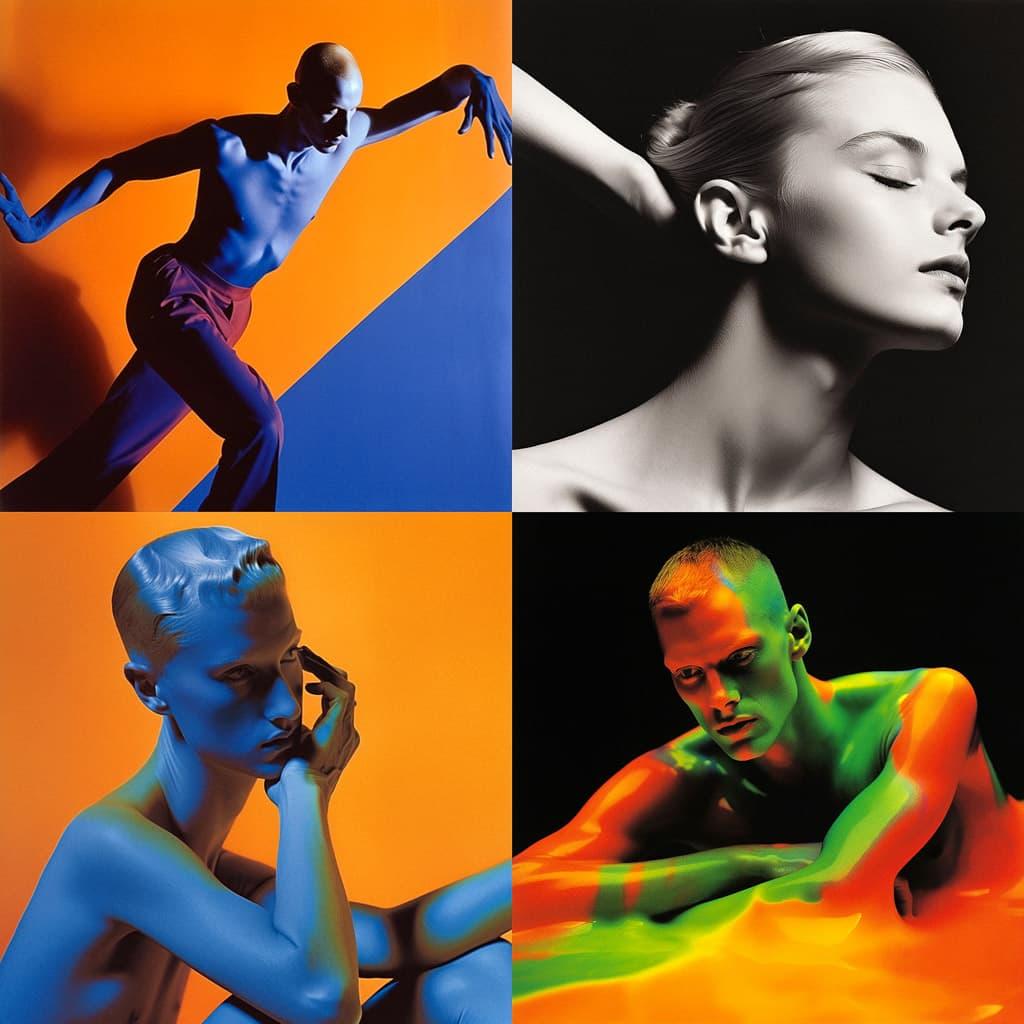 George Platt Lynes style, Midjourney Niji 5, render 1 of 4
