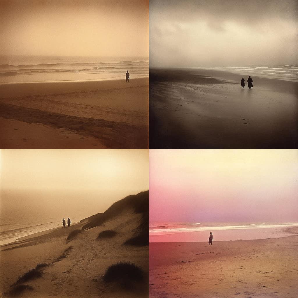 Gustave Le Gray style, Midjourney Niji 5, render 1 of 4