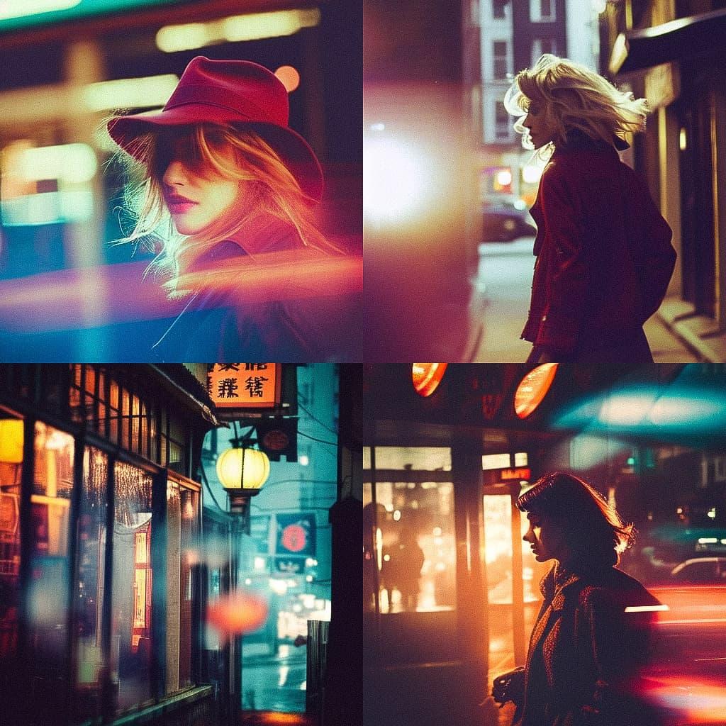 Guy Aroch style, Midjourney Niji 5, render 1 of 4