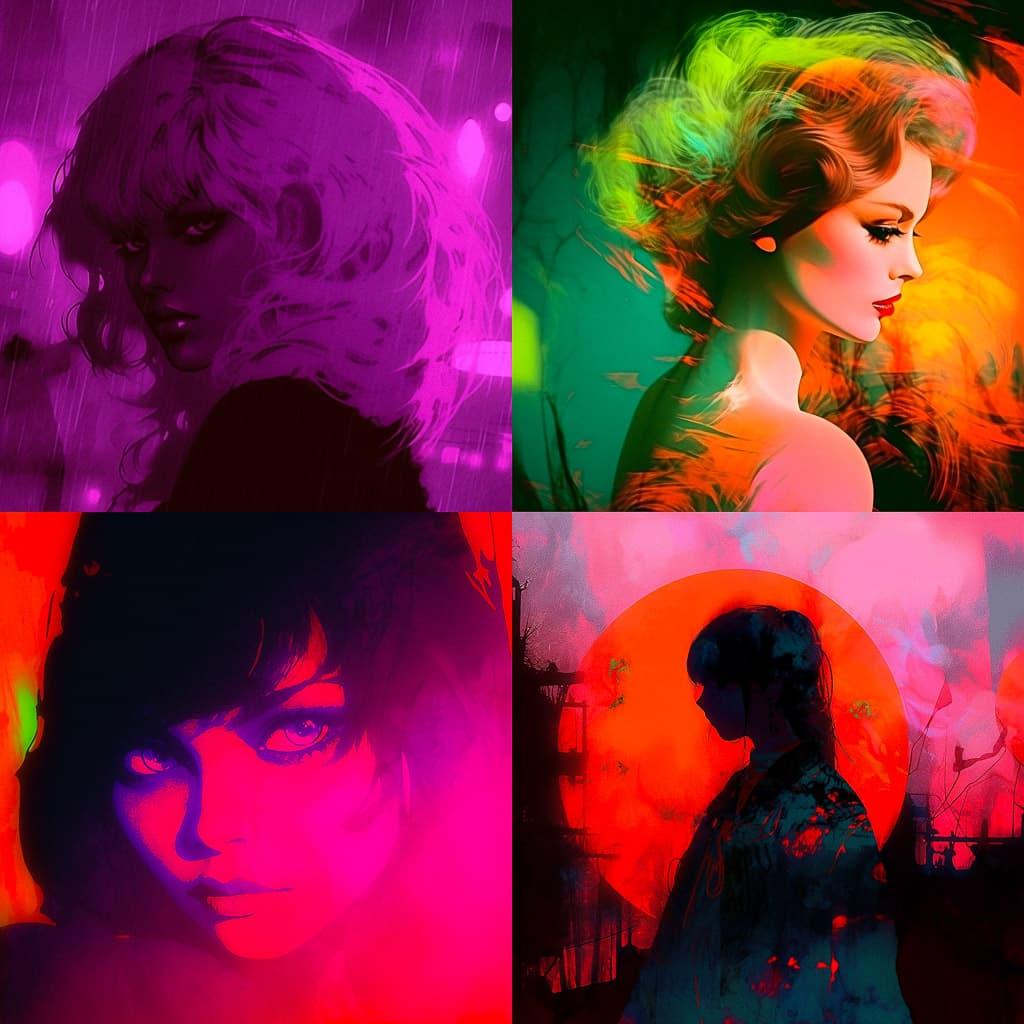 Guy Maddin style, Midjourney Niji 5, render 1 of 4