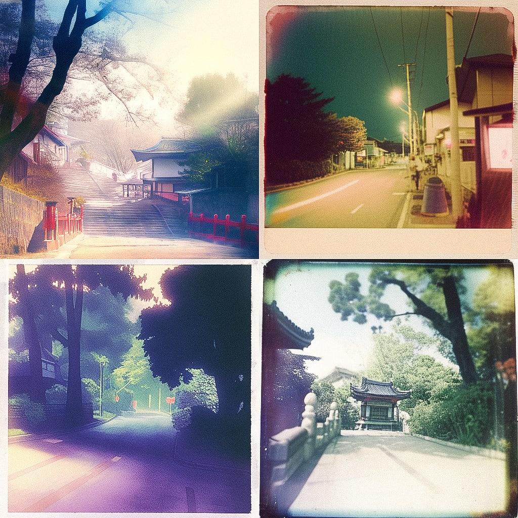 Hand-colored photograph style, Midjourney Niji 4, render 1 of 4