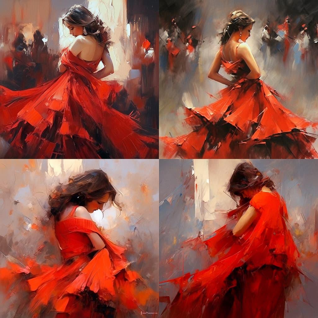 Henry Asencio style, Midjourney Niji 5, render 1 of 4