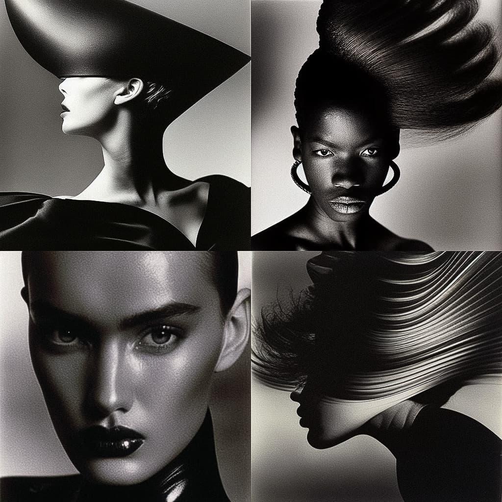 Herb Ritts style, Midjourney Niji 5, render 1 of 4