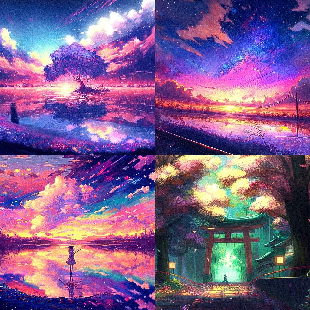 Impressionism style, Midjourney Niji 4, render 1 of 4
