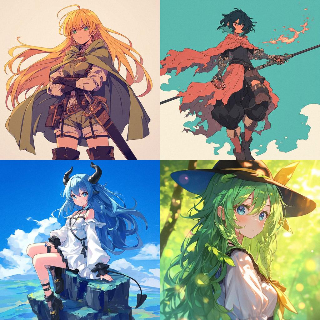 Isekai anime style style, Midjourney Niji 6, render 1 of 4