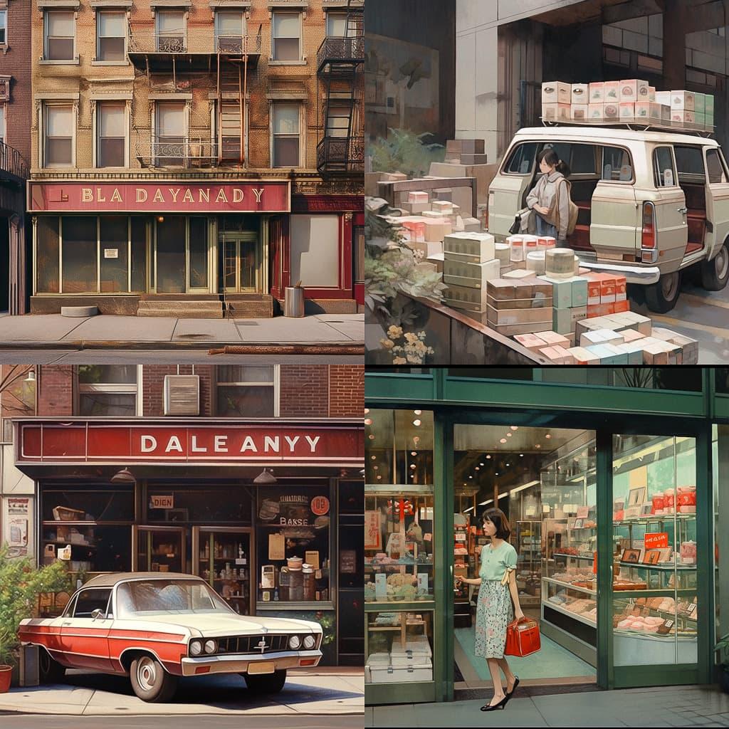 Janet Delaney style, Midjourney Niji 5, render 1 of 4
