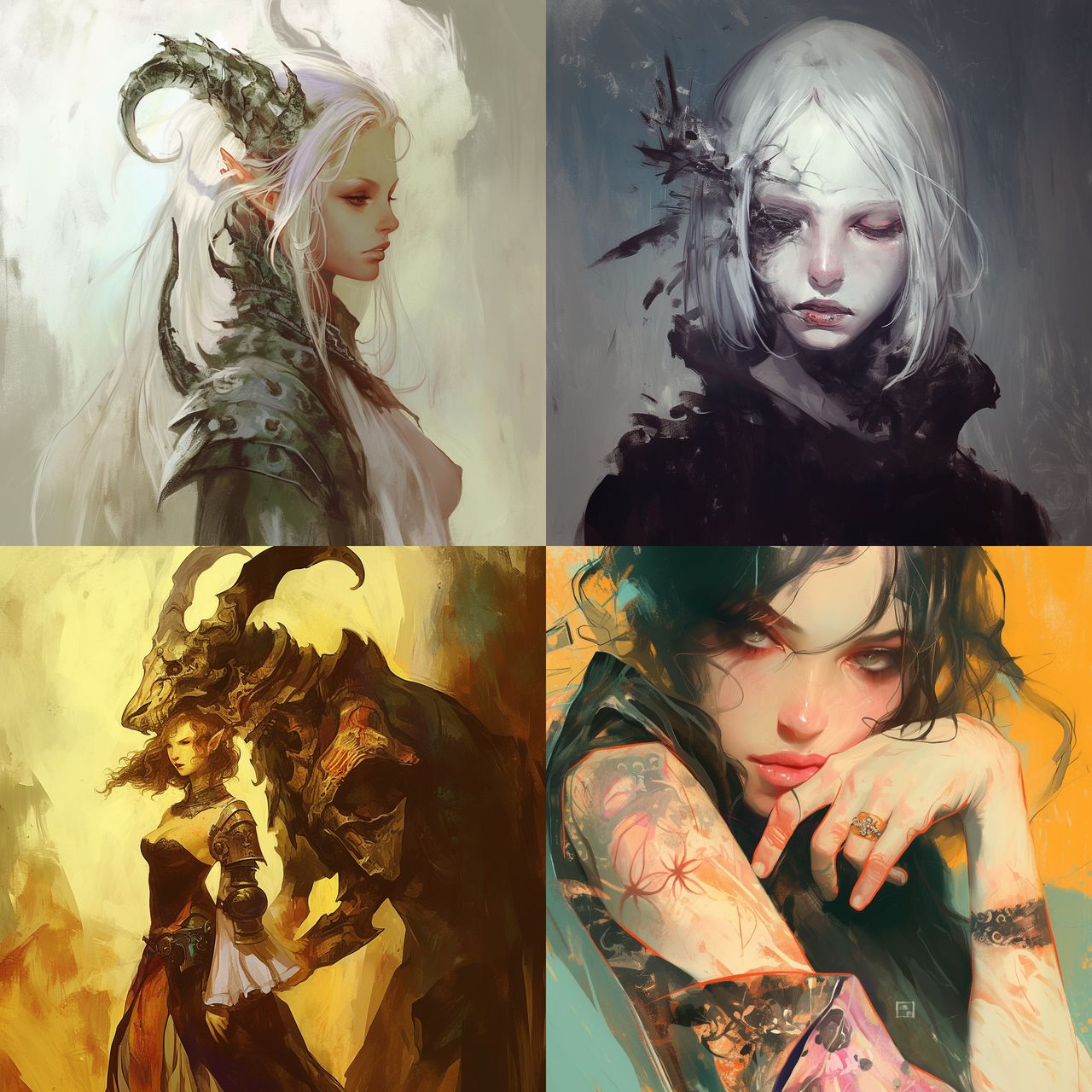 Jean-Sebastien Rossbach style, Midjourney Niji 5, render 1 of 4