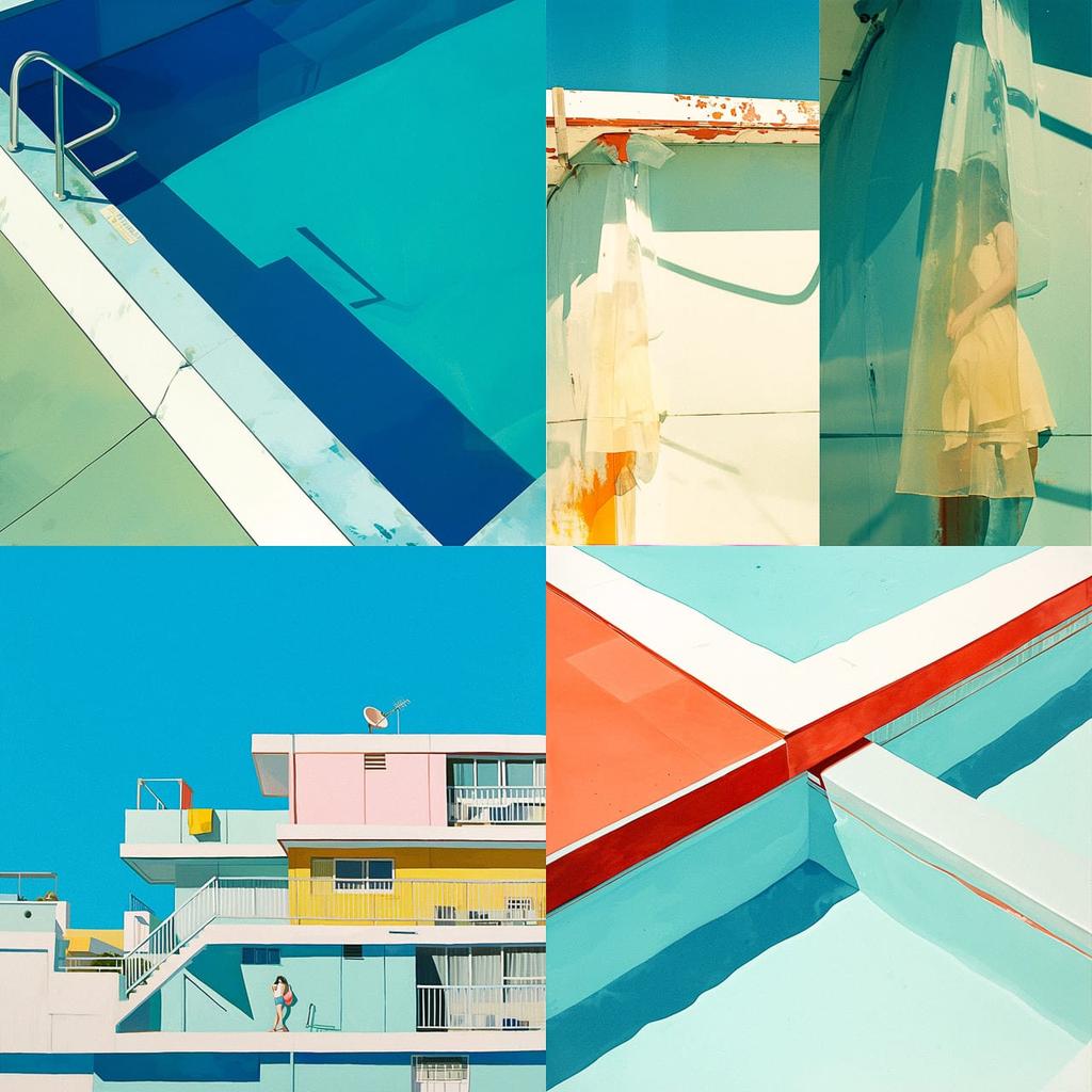 Jessica Backhaus style, Midjourney Niji 6, render 1 of 4