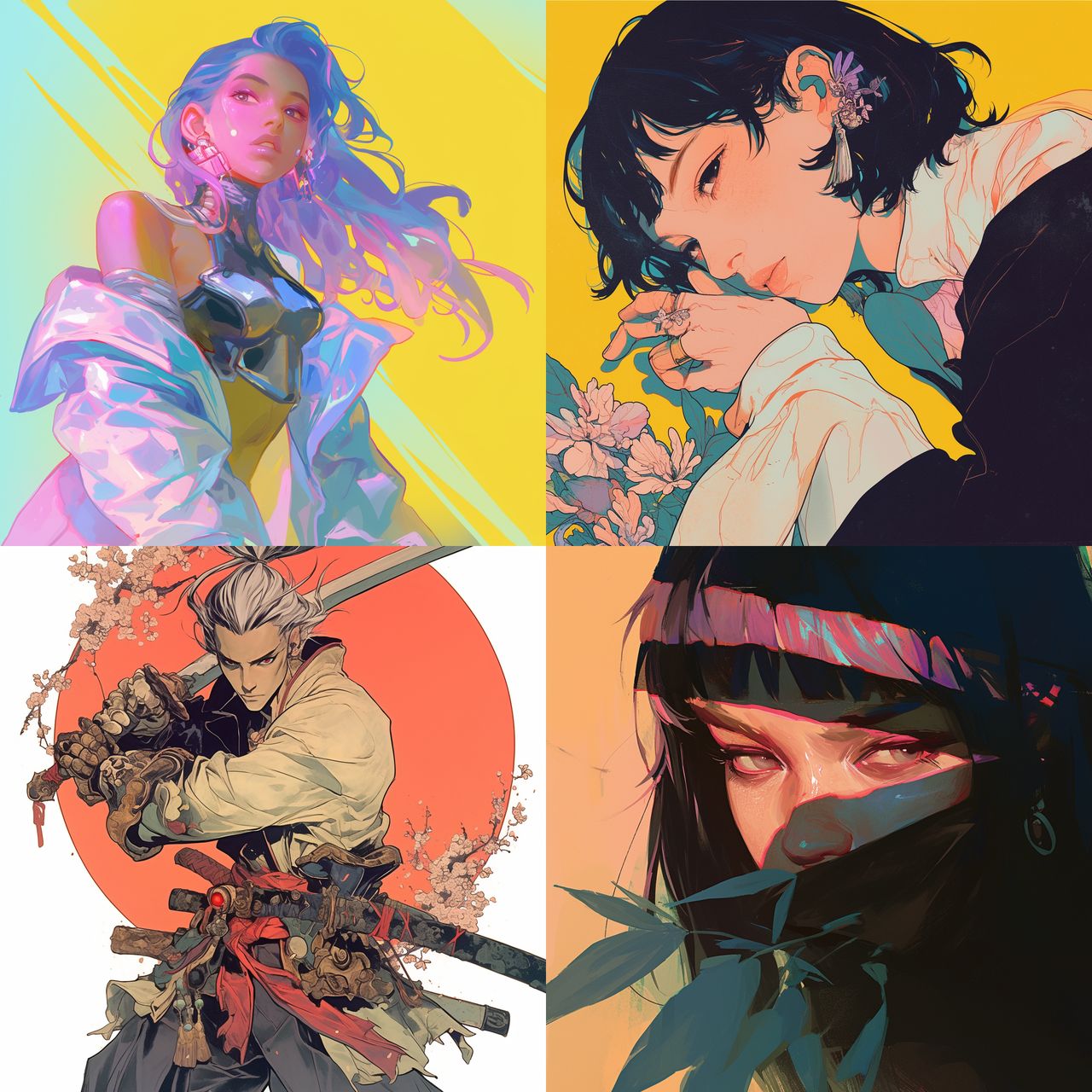Jim Cheung style, Midjourney Niji 6, render 1 of 4
