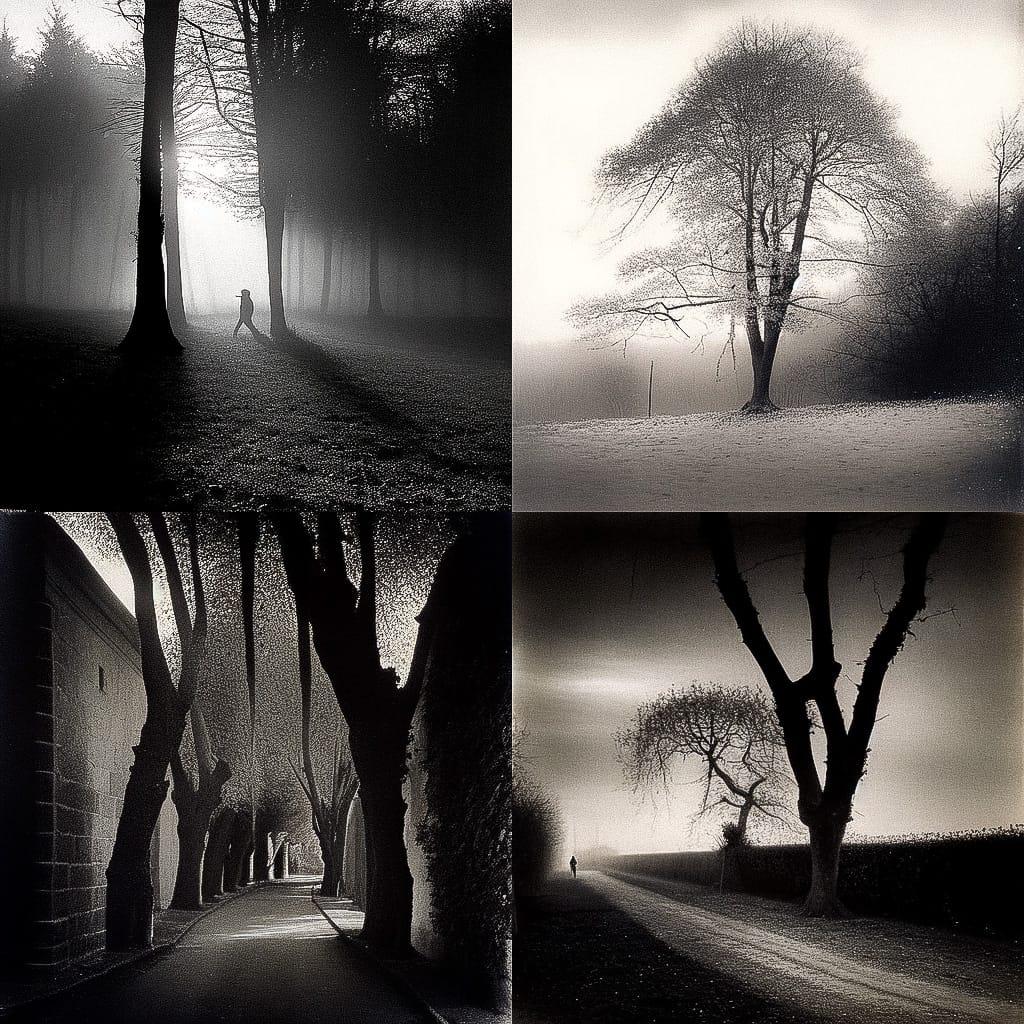 Joan Fontcuberta style, Midjourney Niji 4, render 1 of 4