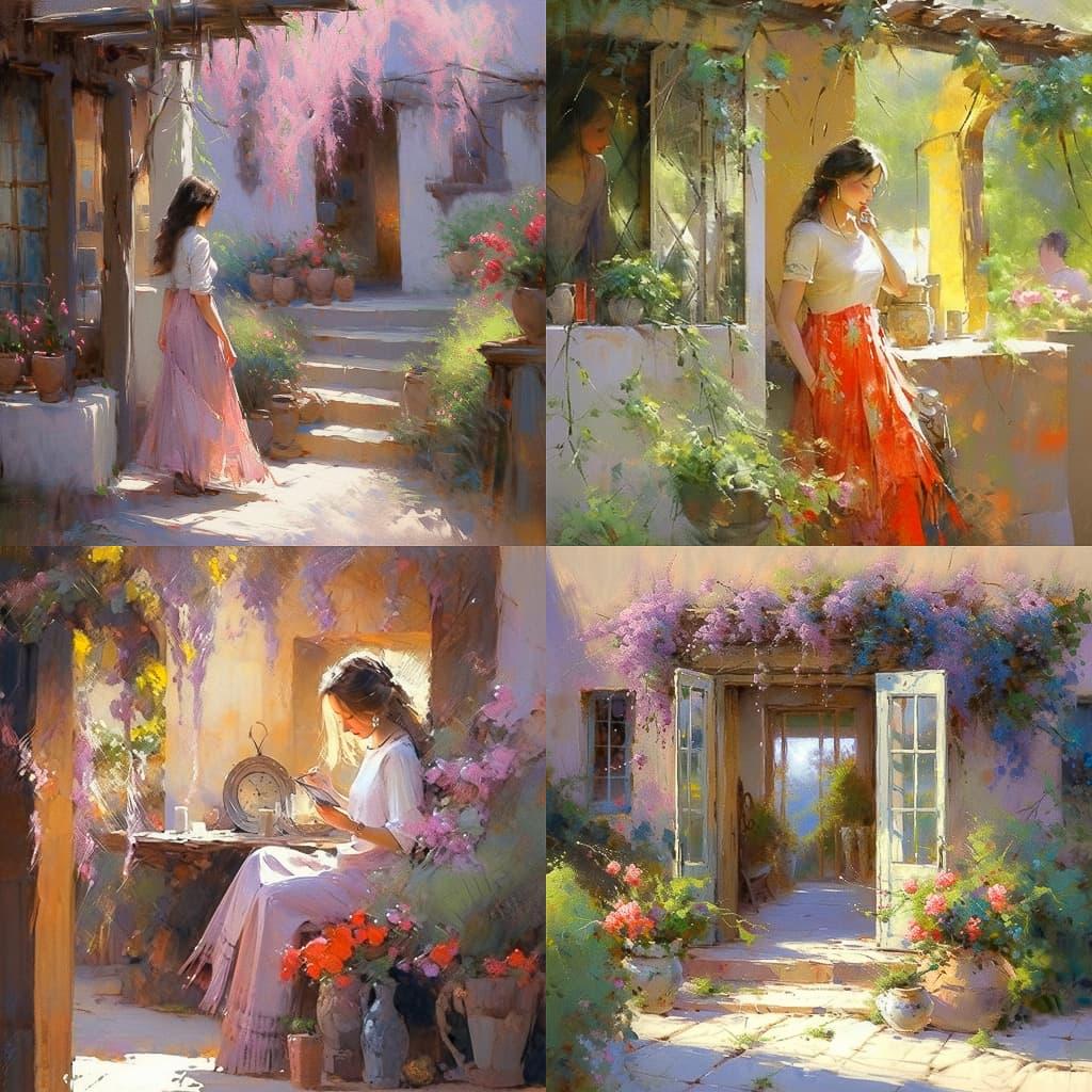 Johan Messely style, Midjourney Niji 5, render 1 of 4