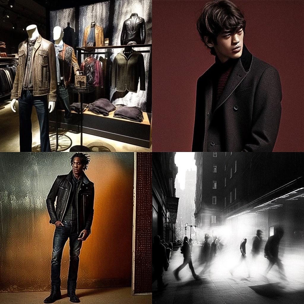 John Varvatos style, Midjourney Niji 4, render 1 of 4