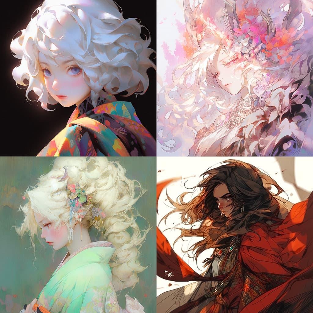 Joshua Reynolds style, Midjourney Niji 5, render 1 of 4