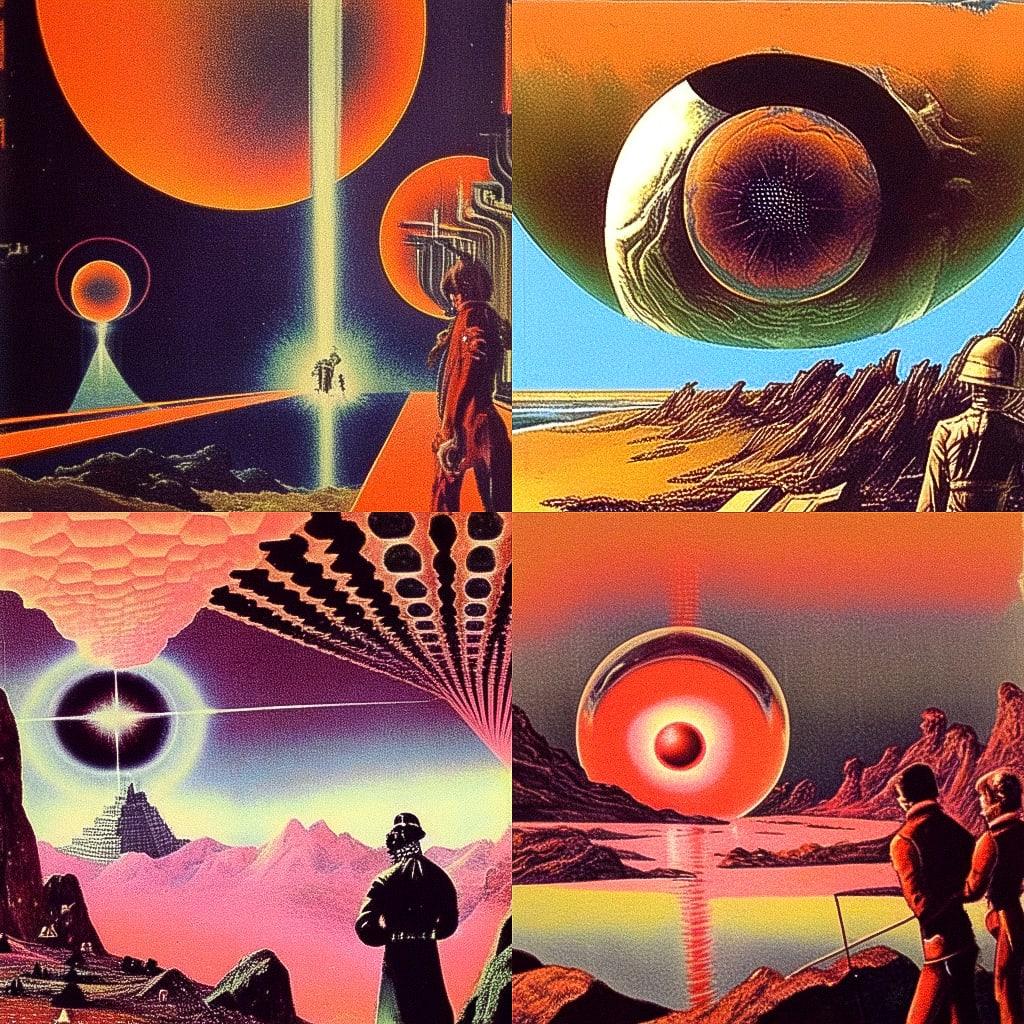 Karel Thole style, Midjourney Niji 4, render 1 of 4