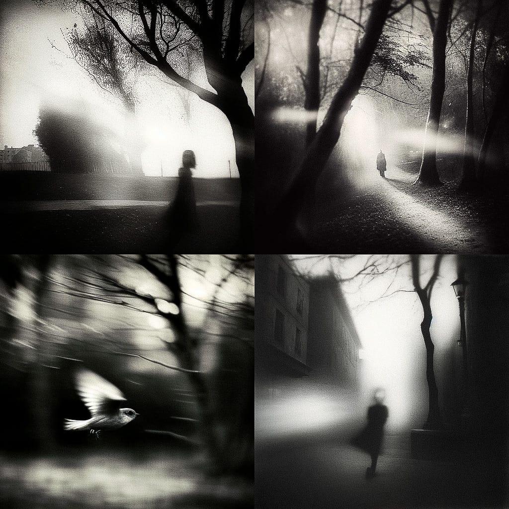 Keith Carter style, Midjourney Niji 4, render 1 of 4