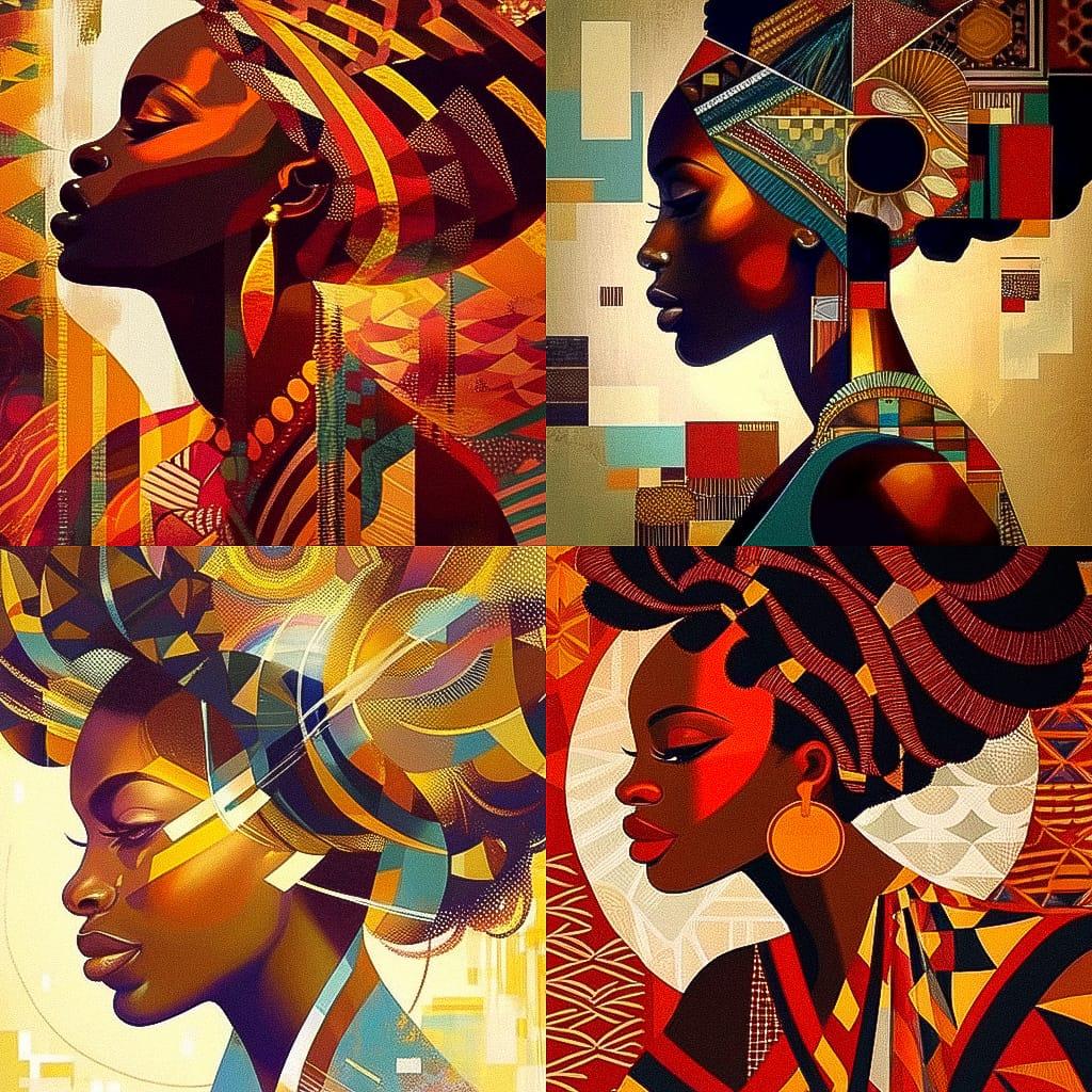 Keith Mallett style, Midjourney Niji 4, render 1 of 4