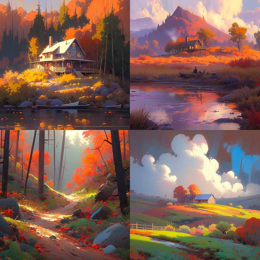 Kevin McNeal style, Midjourney Niji 5, render 1 of 4