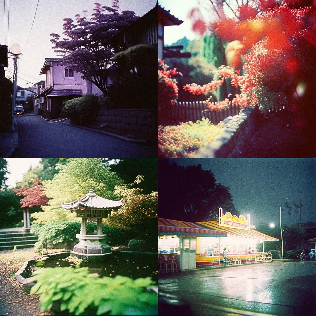 Kodak UltraMax 400 style, Midjourney Niji 4, render 1 of 4